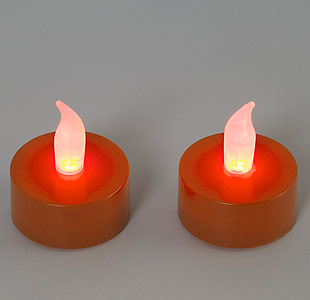 Mit dem LED K�rbis Teelicht setzen Sie Ihren K�rbis ins rechte Licht!