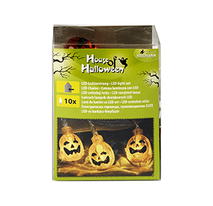 LED K�rbis-Lichterstrang